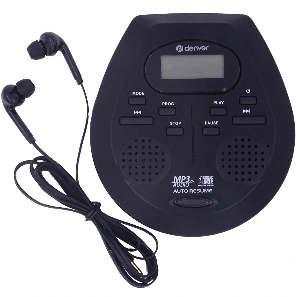 Portable CD-player with sperakers DMP-395B Black