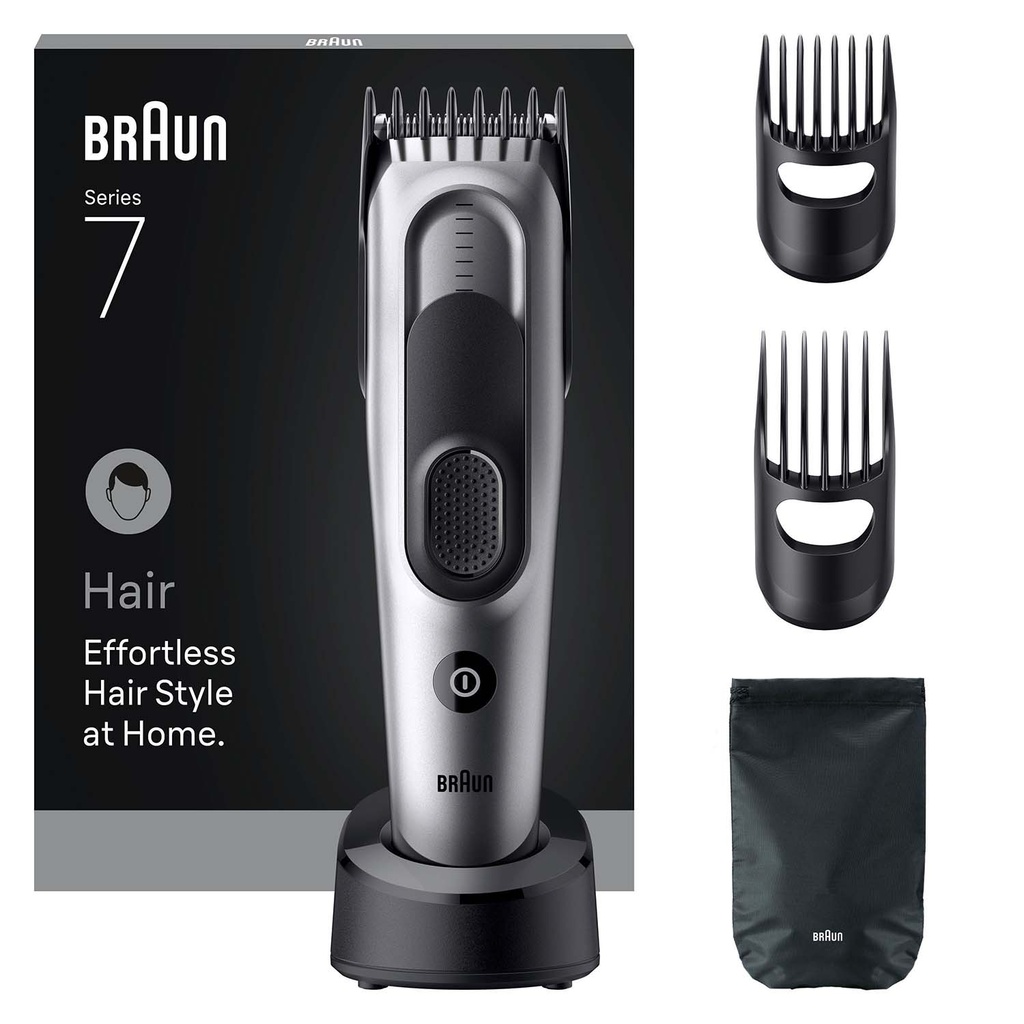 Hårklippare Series 7 +5 Stylingverktyg HC 7590 Black / Spc Grey