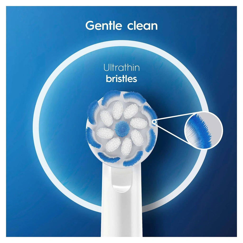 Borsthuvud Sensitive Clean & Care 10st