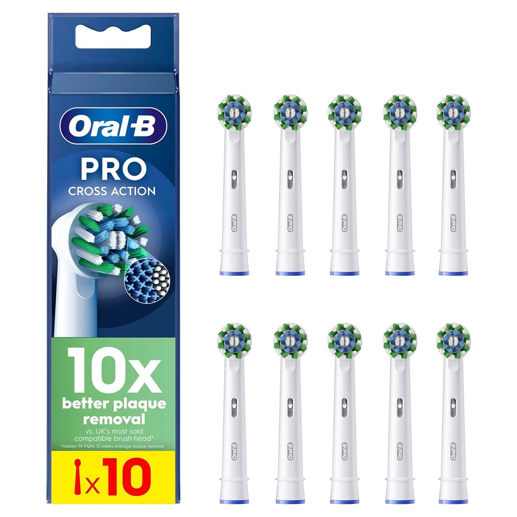 Borsthuvud CrossAction 10st