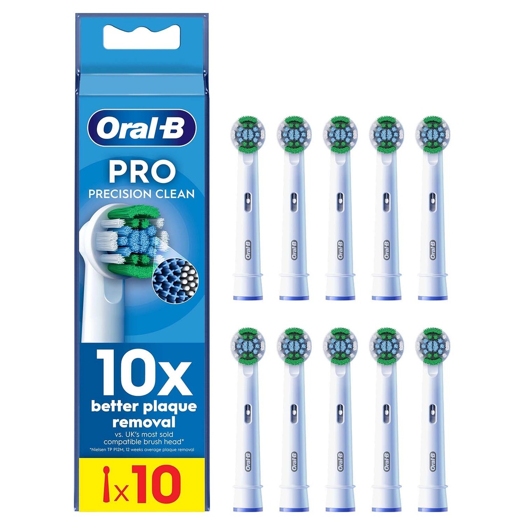 Borsthuvud Precision Clean 10st