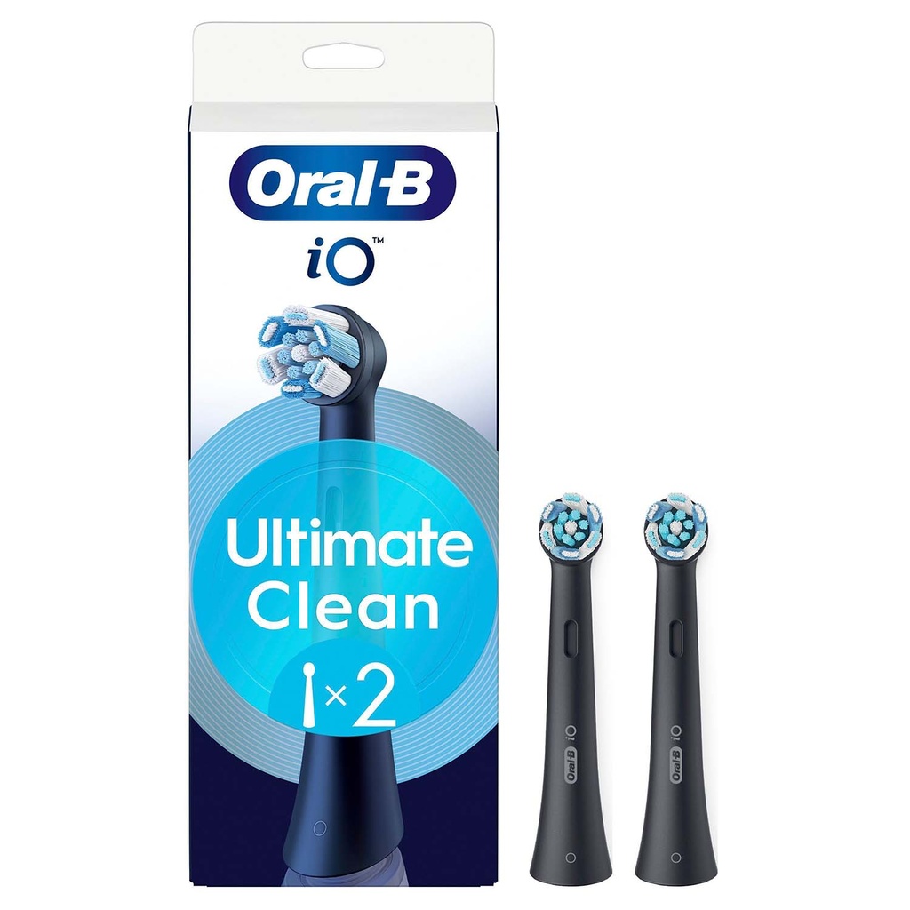 Borsthuvud iO Ultimate Clean Black 2st