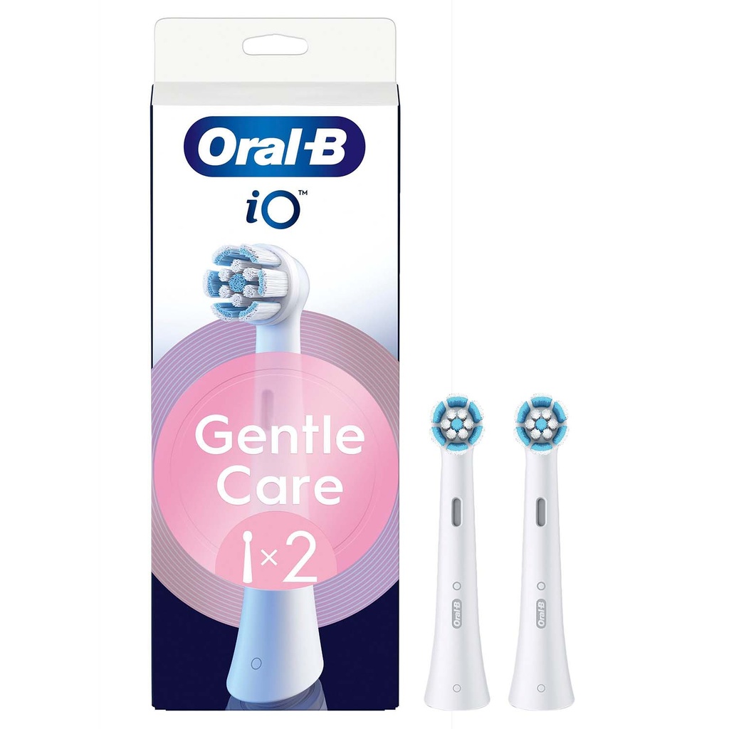 Borsthuvud iO Gentle Care 2st