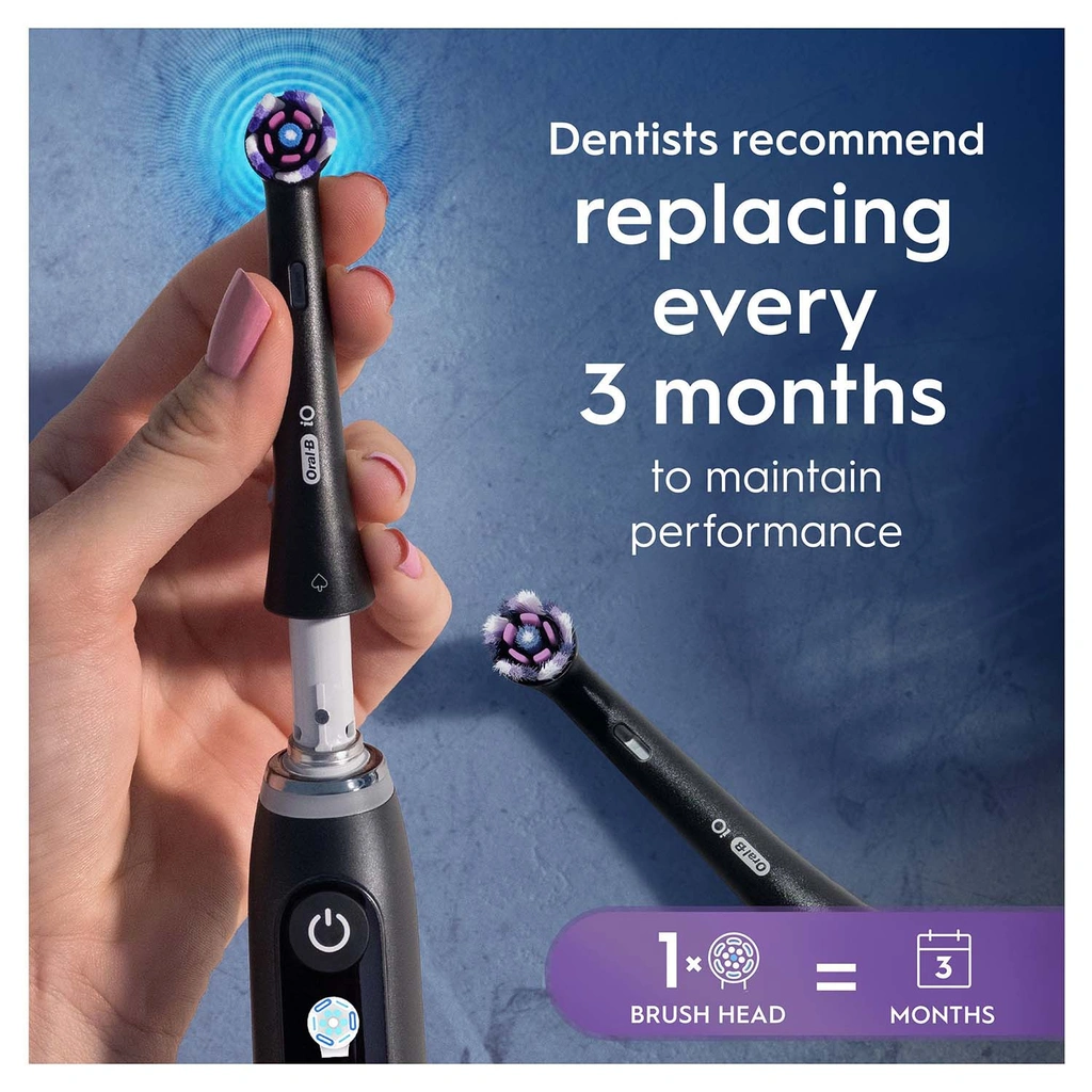 Borsthuvud iO Radiant White 4st