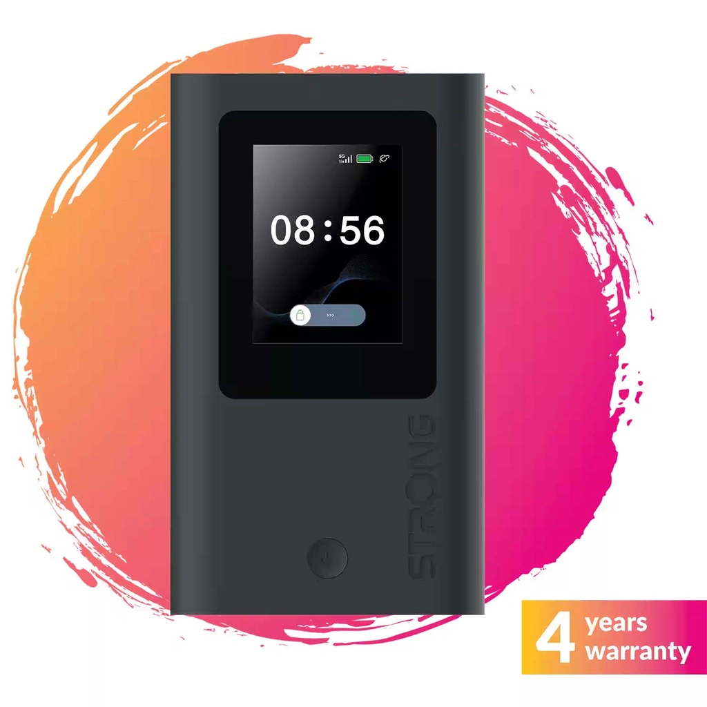 5G MiFi Hotspot 3,4 Gbit/s WiFi 6 AX1800 med display