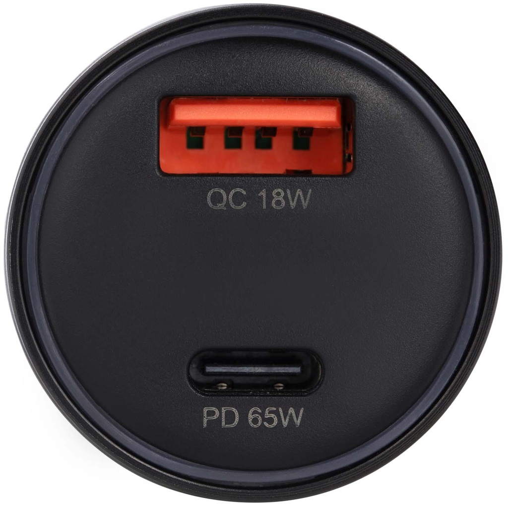 Billaddare 83W 2-port QC/PD Svart