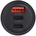 Car Charger 130W 3-port QC/PD Black