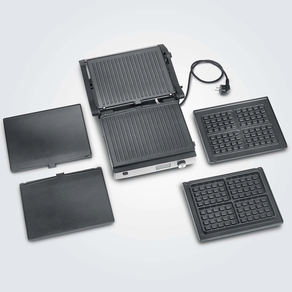 Kontaktgrill Multi 3in1 29X23cm XL Panini,Belgiska,Burgare KG 2380