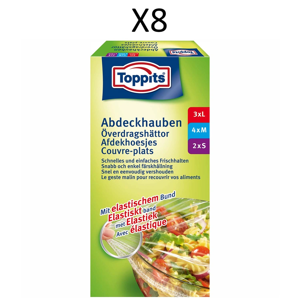 Överdragsplasthättor 9st  (Obs 8st DFP)