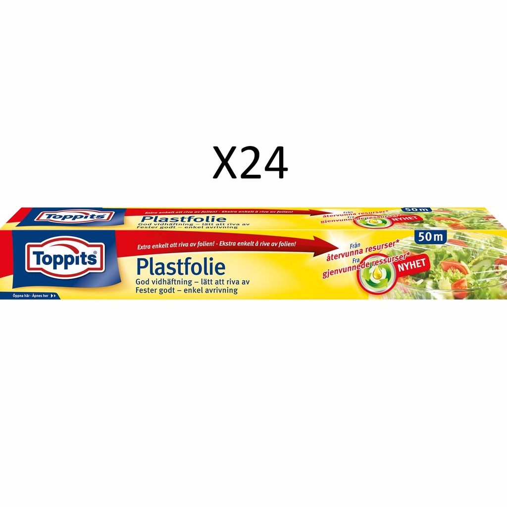 Plastfolie 32,5CM X 50M 24DFP