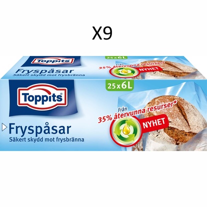 Fryspåsar 6L 25st (Obs 9st DFP)