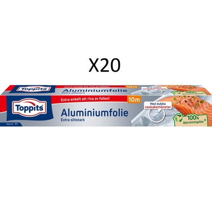 Aluminium folie 29cmX10m RECYCLED (Obs 20st DFP)