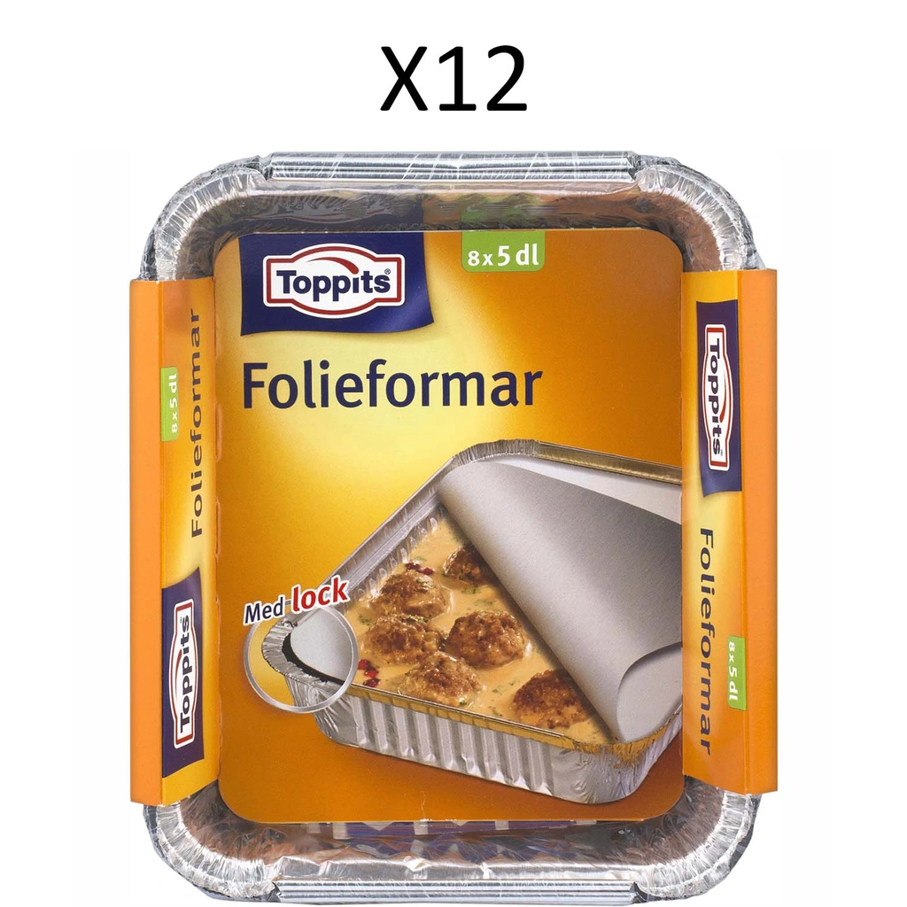 Folieformar med Lock 5dl  12st DFP