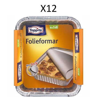 Folieformar med Lock 5dl  12st DFP