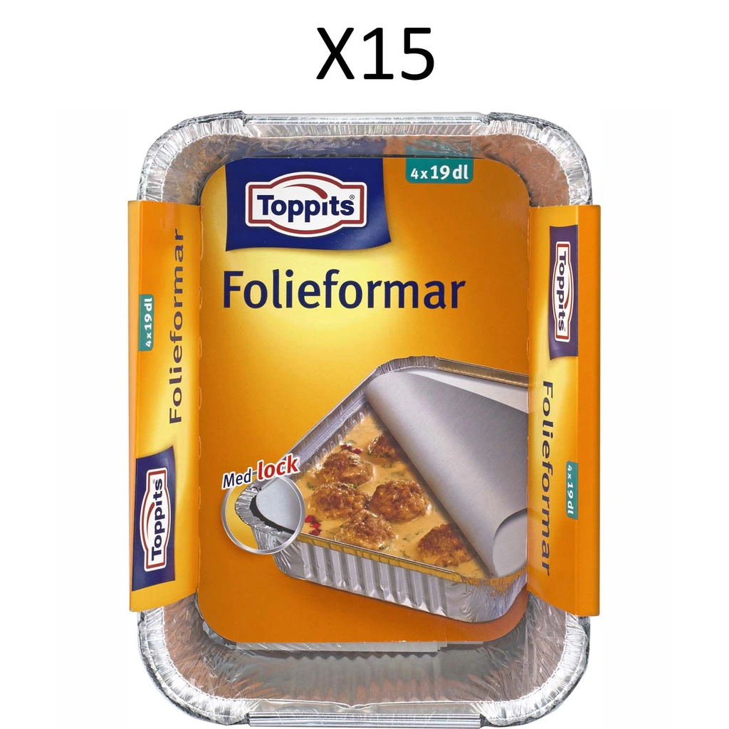 Folieformar med Lock 19dl  15st DFP