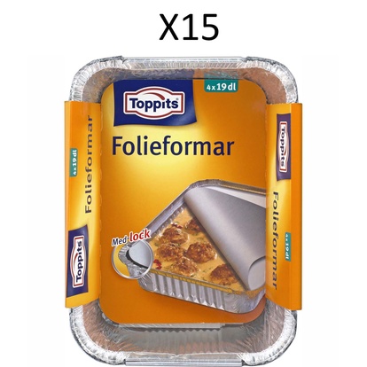 Folieformar med Lock 19dl  15st DFP