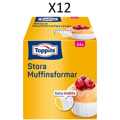 Stora muffinsformar 24st,12st i dfp
