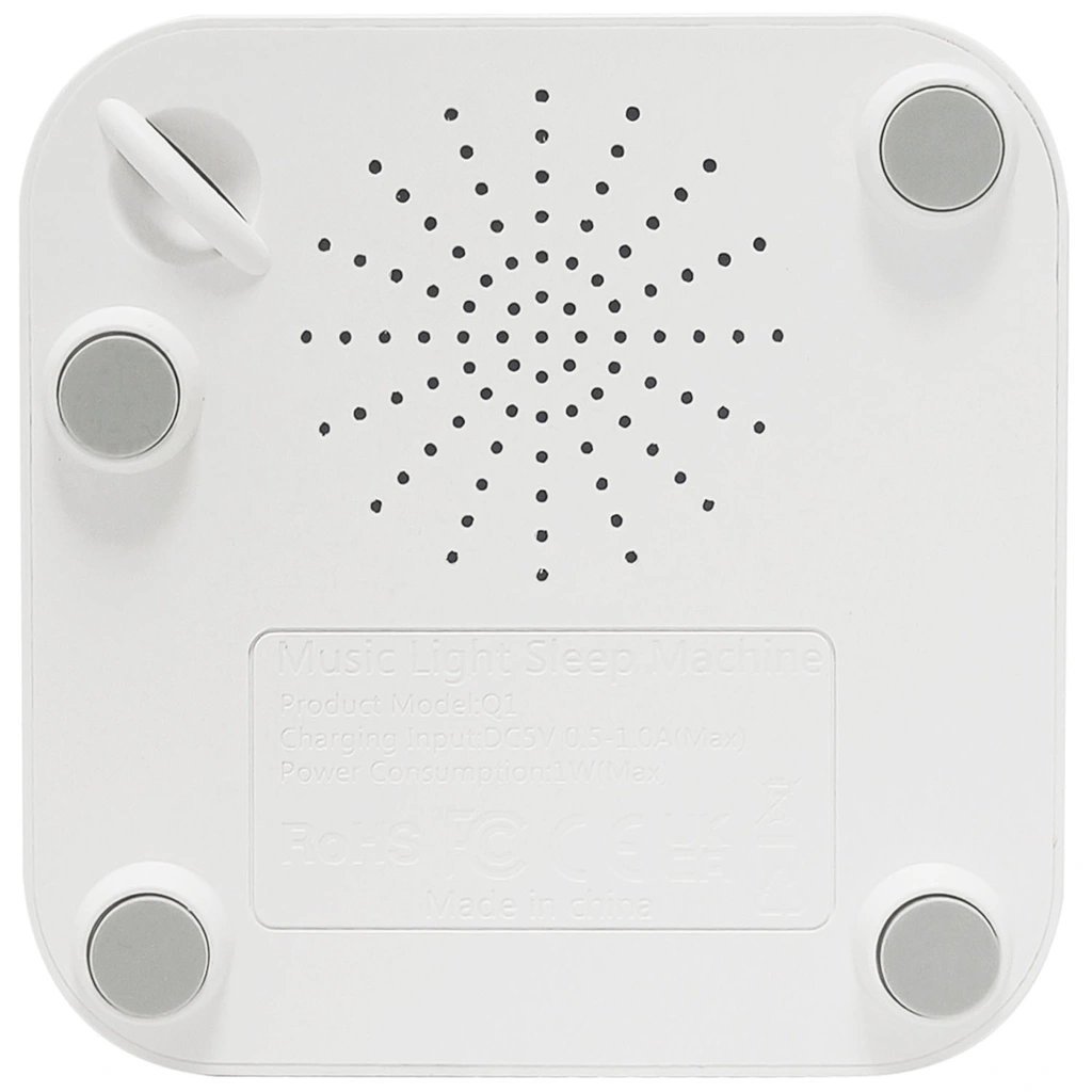 Brusmaskin Nio olika lugnande ljud Timer Vit