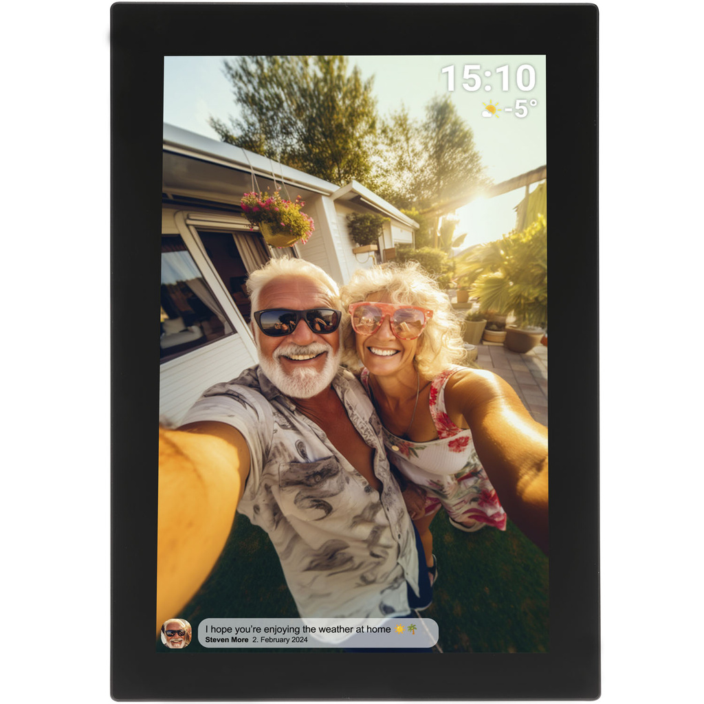 Digital photoframe 10,1" Wifi FRAMEO software PFF-1037B Black