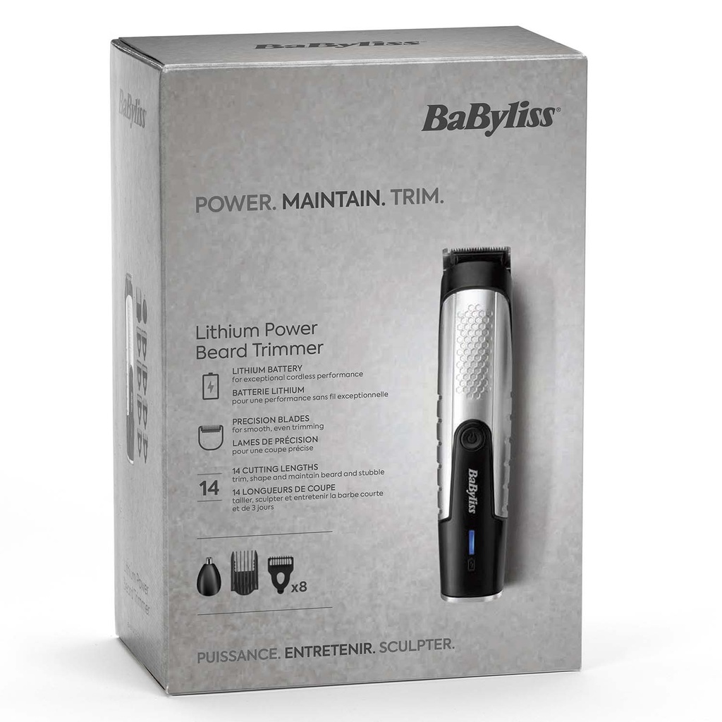 Skäggtrimmer Lithium Power T812E