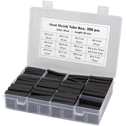 Krympslangar 300-pack 45mm långa Svart