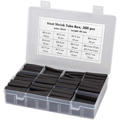 Krympslangar 300-pack 45mm långa Svart