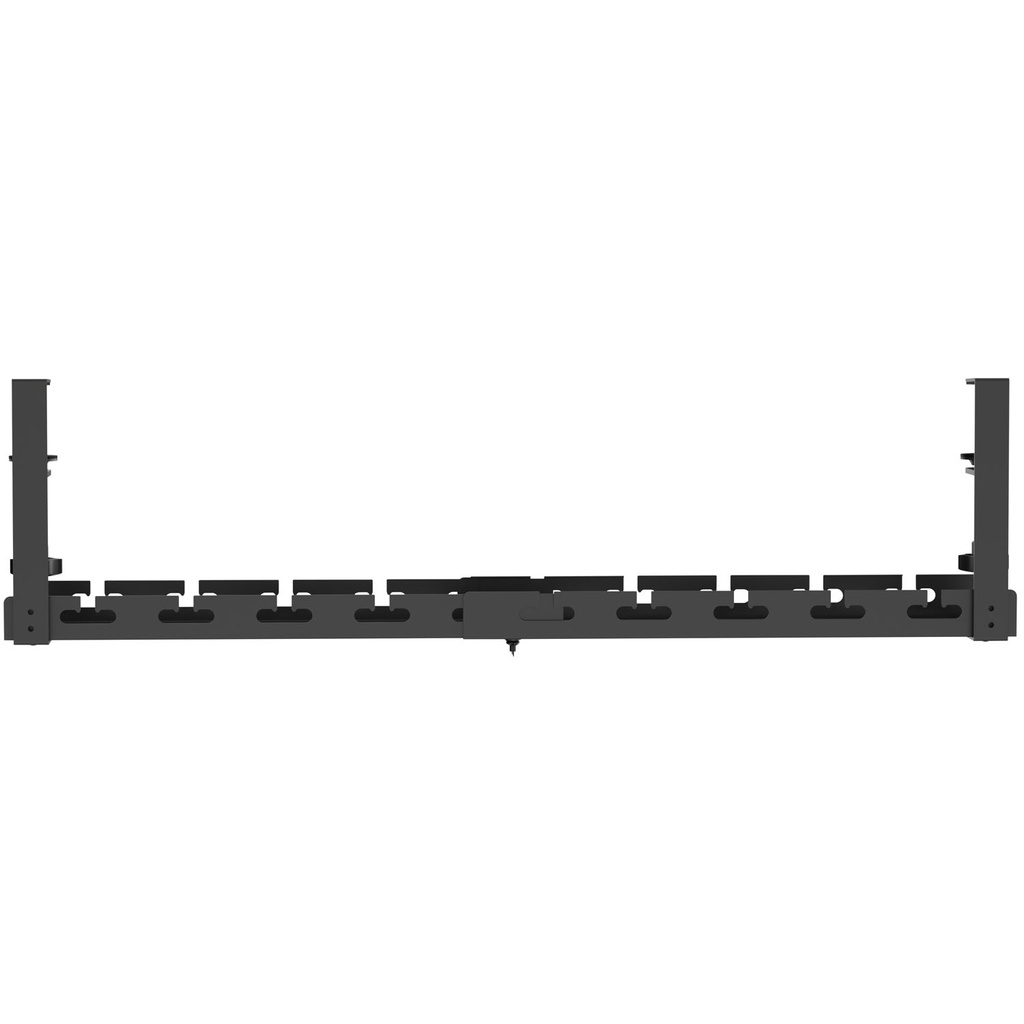 Cable tray Under-Desk mounting Adjustable Black