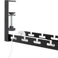 Cable tray Under-Desk mounting Adjustable Black