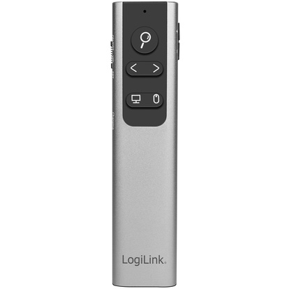 Wireless presenter with digital pointer Aluminium
