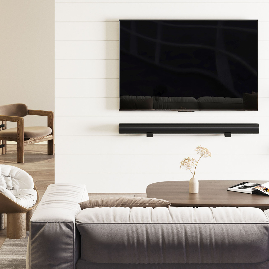 Wall mount for soundbar Universal 90-154mm Black