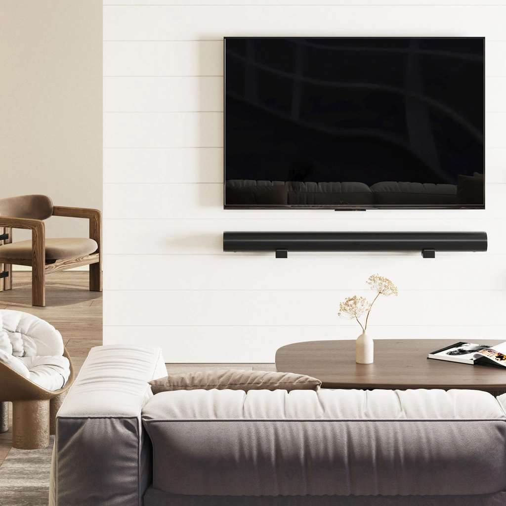 Väggfäste för soundbar Universal 90-154mm Svart