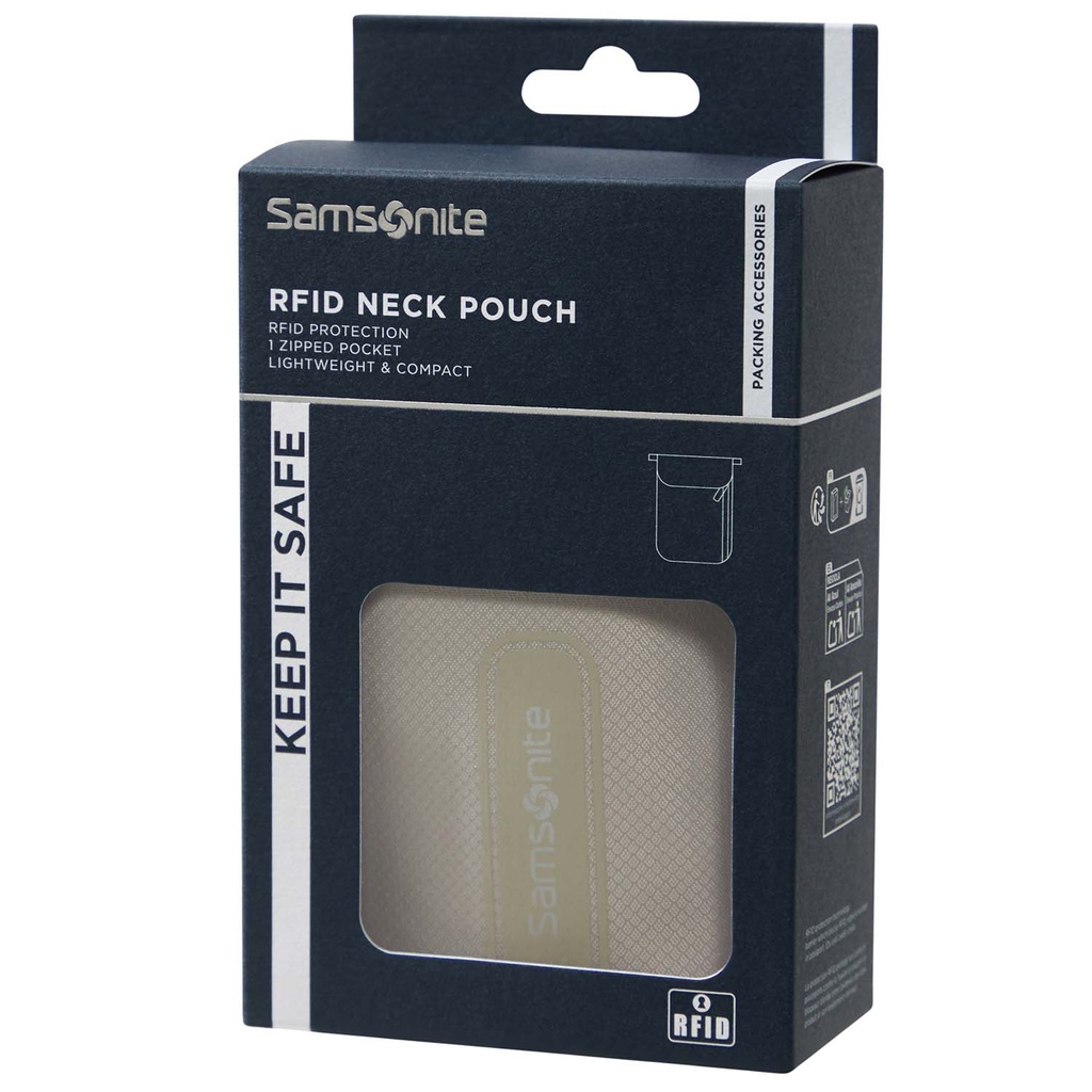 Neck Pouch RFID TA Revolution Eclipse Grey