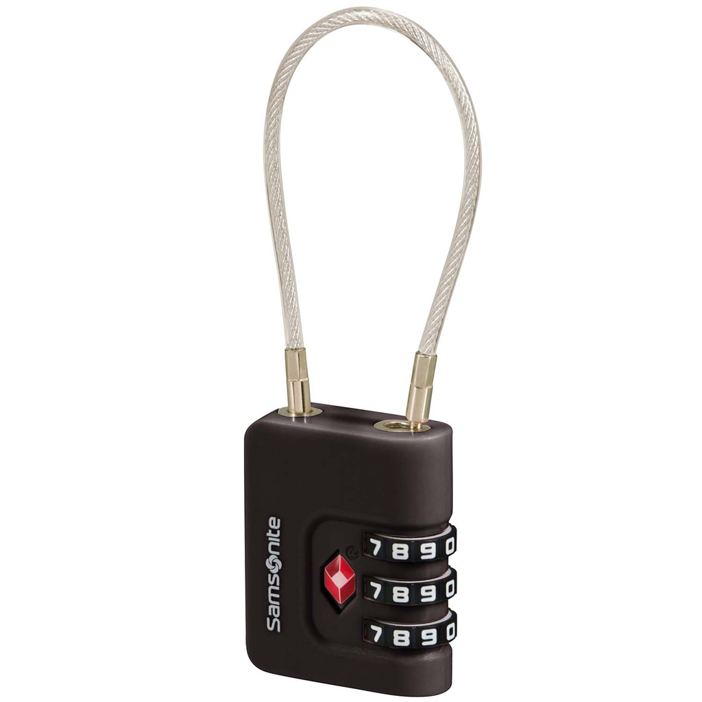 Cablelock 3 dial TSA Black