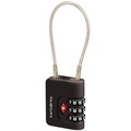 Cablelock 3 dial TSA Black