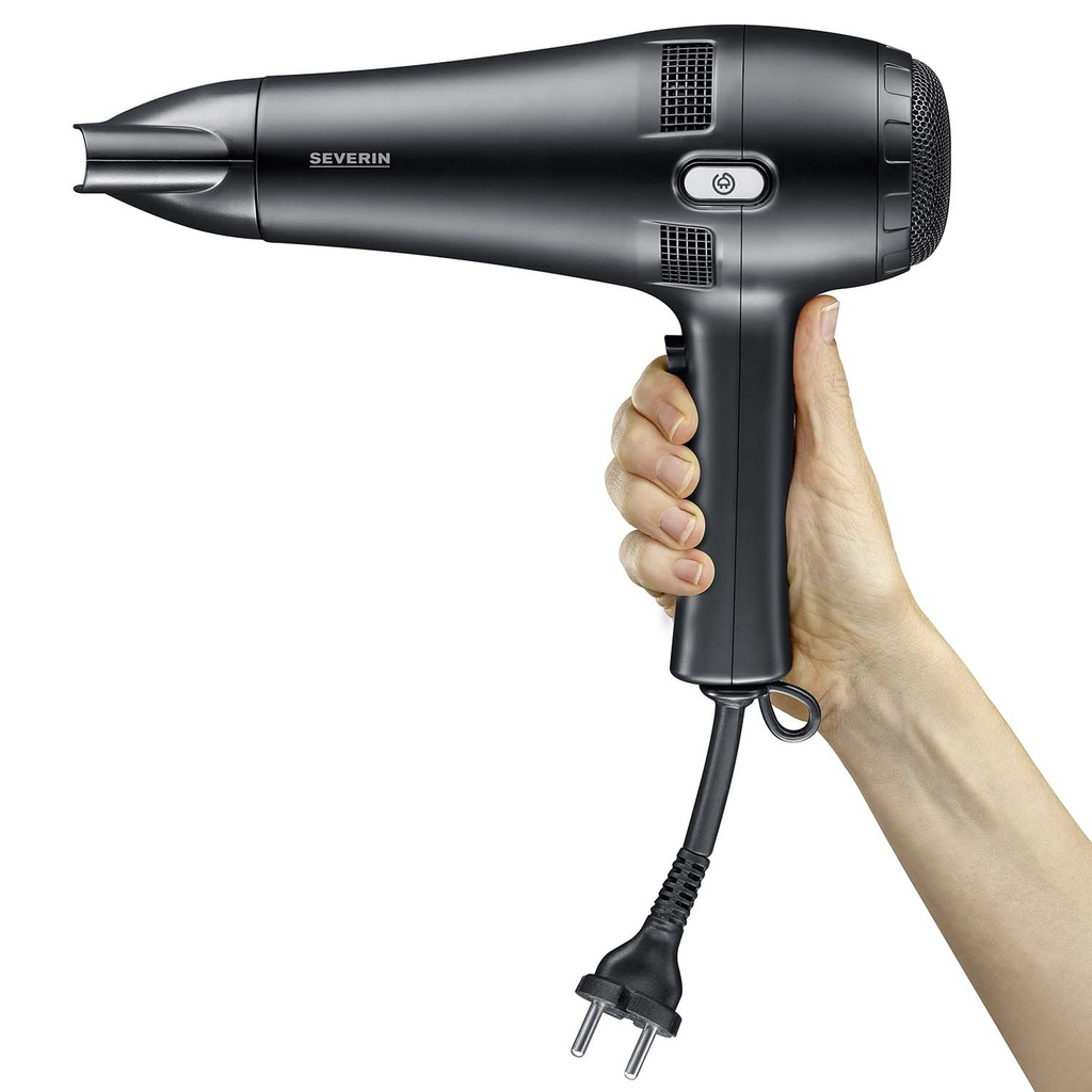 Hair dryer with cord reel HT 0165 2100W 2 speeds 3 temperature settings