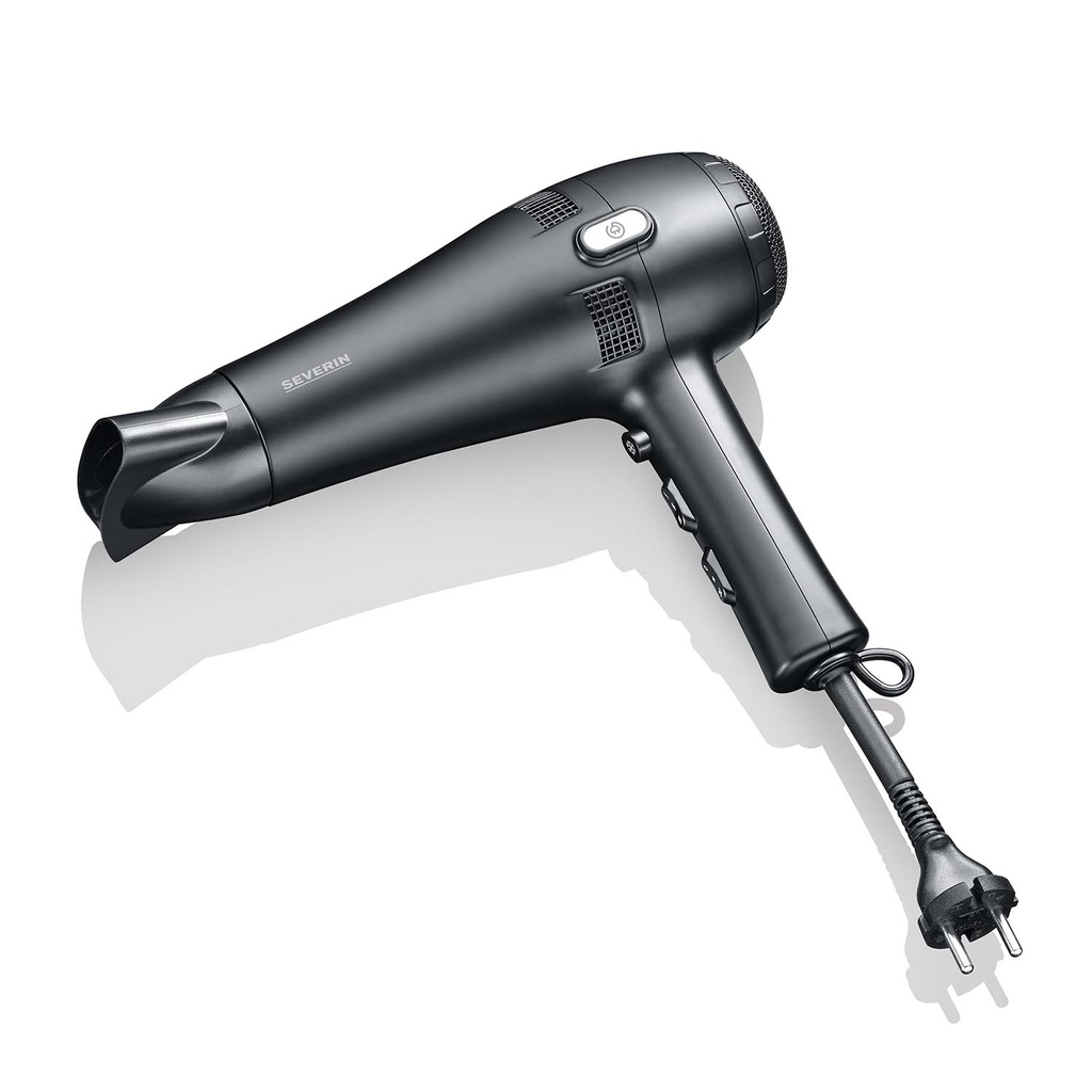 Hair dryer with cord reel HT 0165 2100W 2 speeds 3 temperature settings