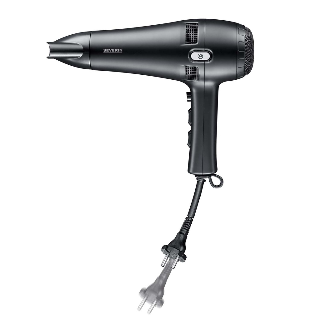 Hair dryer with cord reel HT 0165 2100W 2 speeds 3 temperature settings