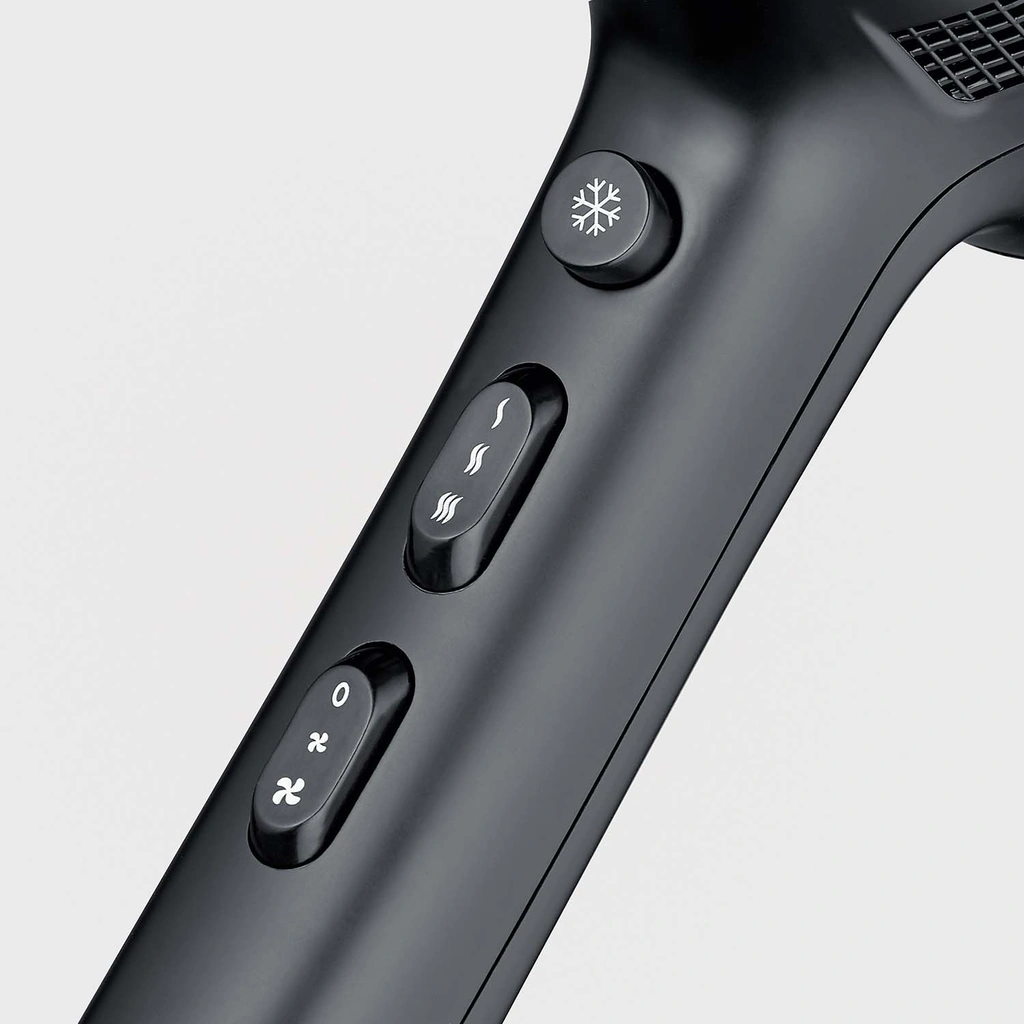 Hårfön m. Sladdvinda HT 0165 2100W 2st Hastigheter 3st Tempinställningar