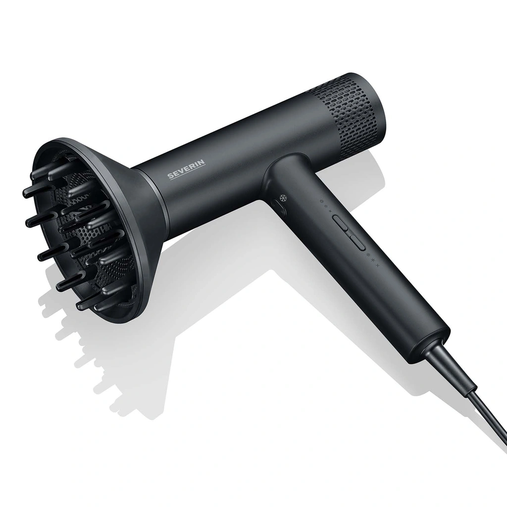 Hårfön S-STYLE SPEED PRO HT 0170 2000W 3 Effekt/Templägen  2.8m SLADD SVART