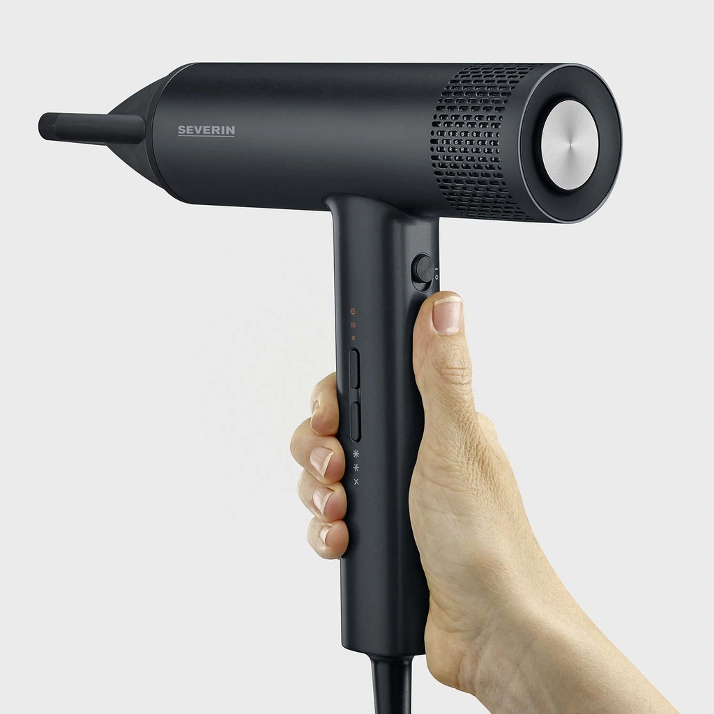 Hårfön S-STYLE SPEED PRO HT 0170 2000W 3 Effekt/Templägen  2.8m SLADD SVART