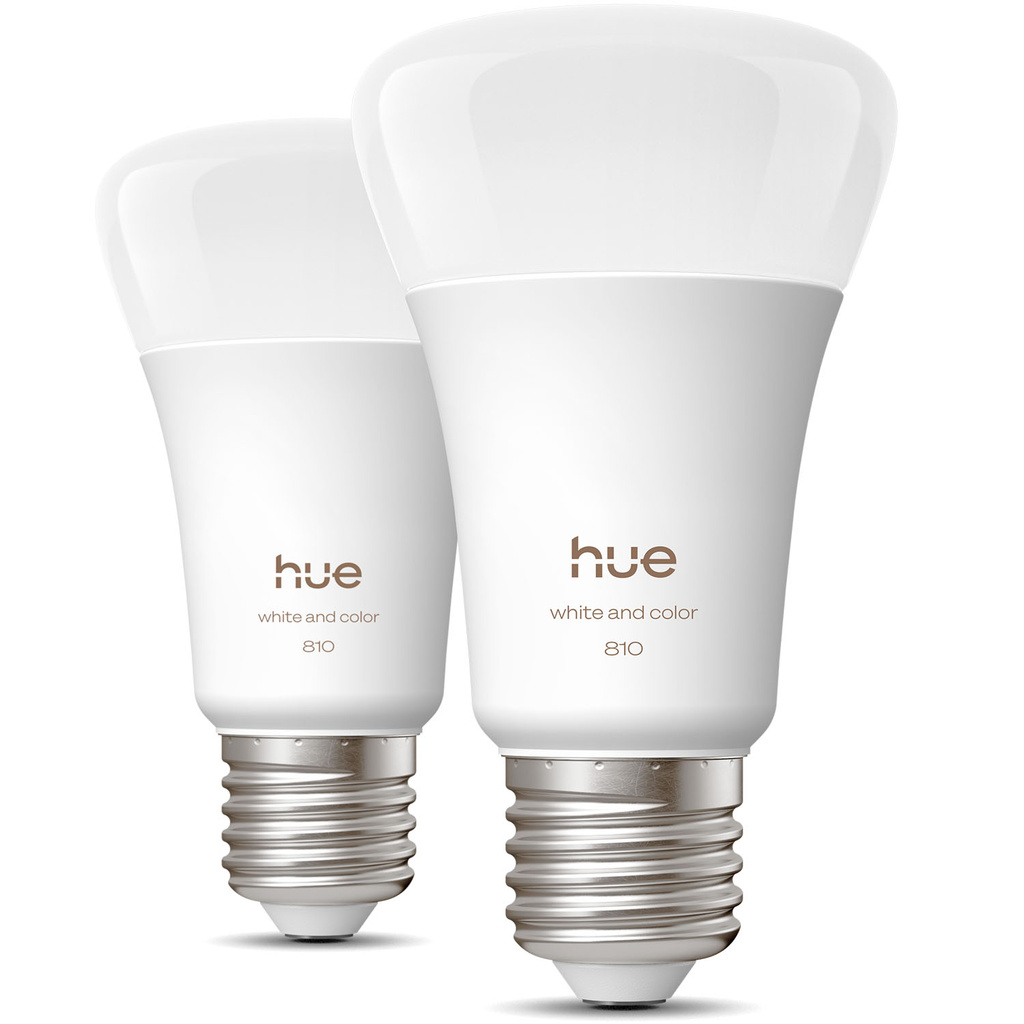 White and Color Ambiance E27 810lm 2-pack