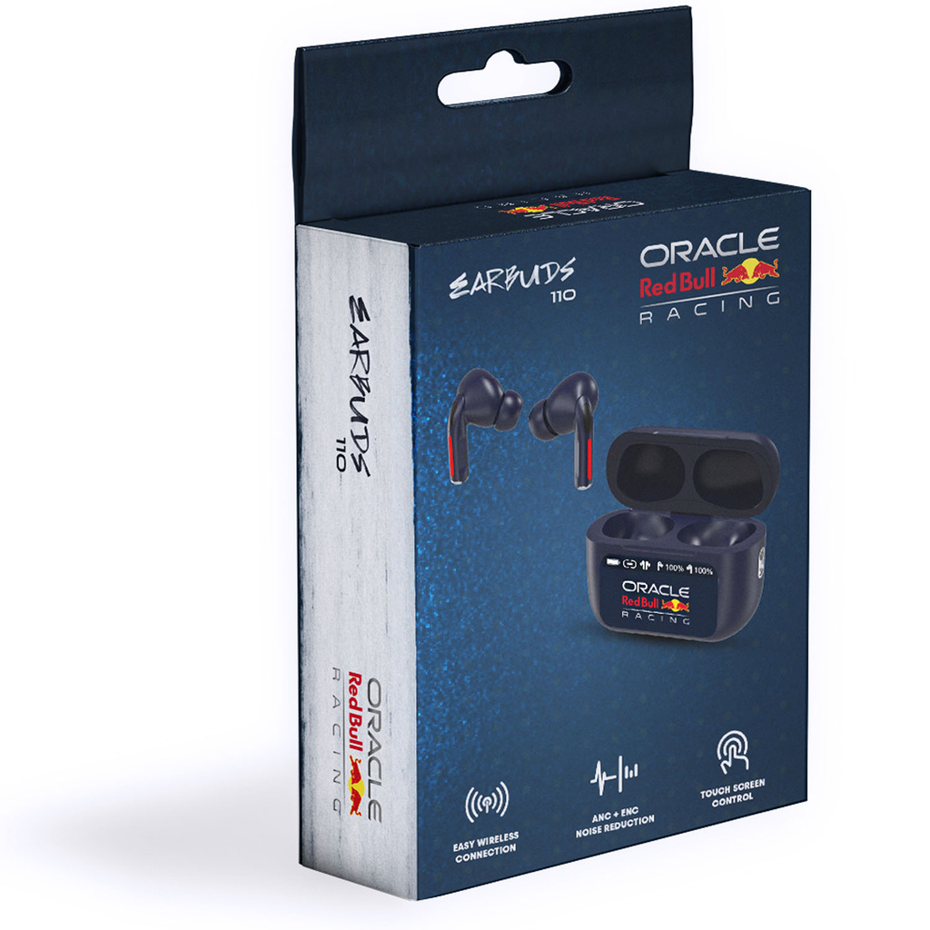 Hörlurar In-Ear Trådlösa TWS ANC ENC LED-Display RB-EB110 Blå