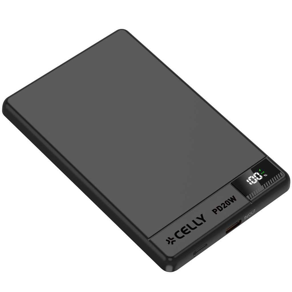 Powerbank 5.000 mAh 15W MagSafe-kompatibel Svart