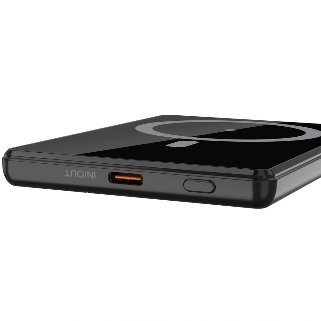 Powerbank 5.000 mAh 15W MagSafe-kompatibel Svart