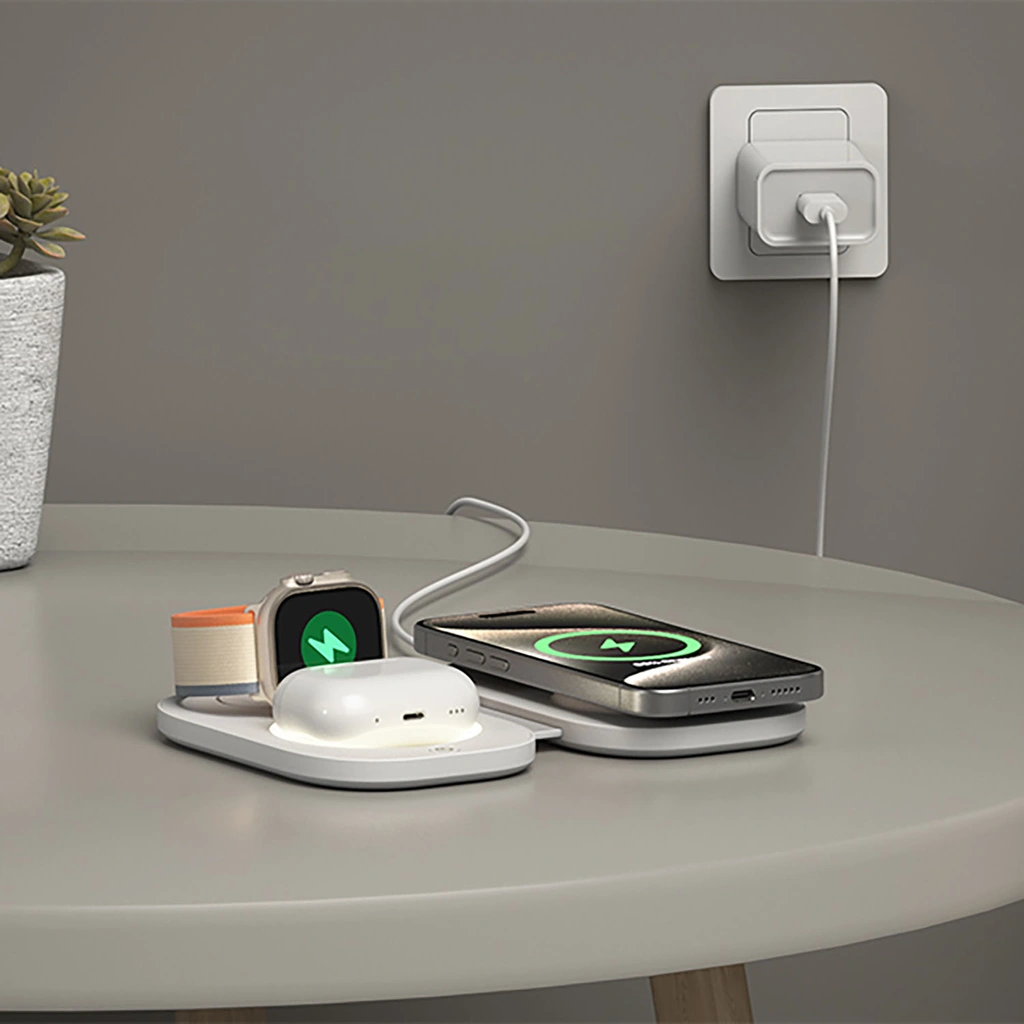 3-in-1 Wireless Charger MagSafe-compatible White