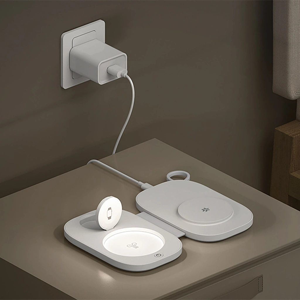 3-in-1 Wireless Charger MagSafe-compatible White