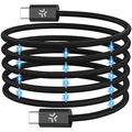USB-C Kabel 60W Magnetisk Flätad 2m Svart