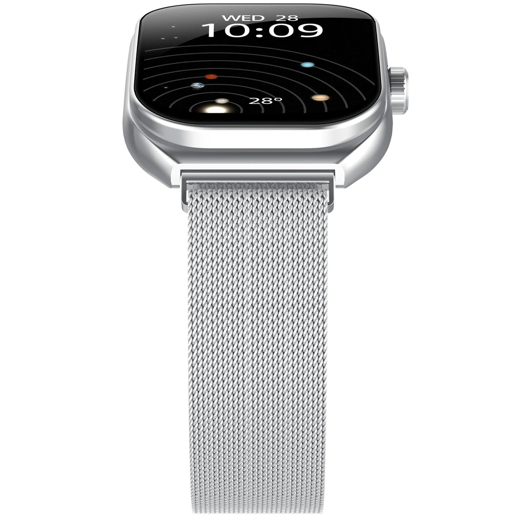 Trainerwide Smartwatch Milanese mesh Silver