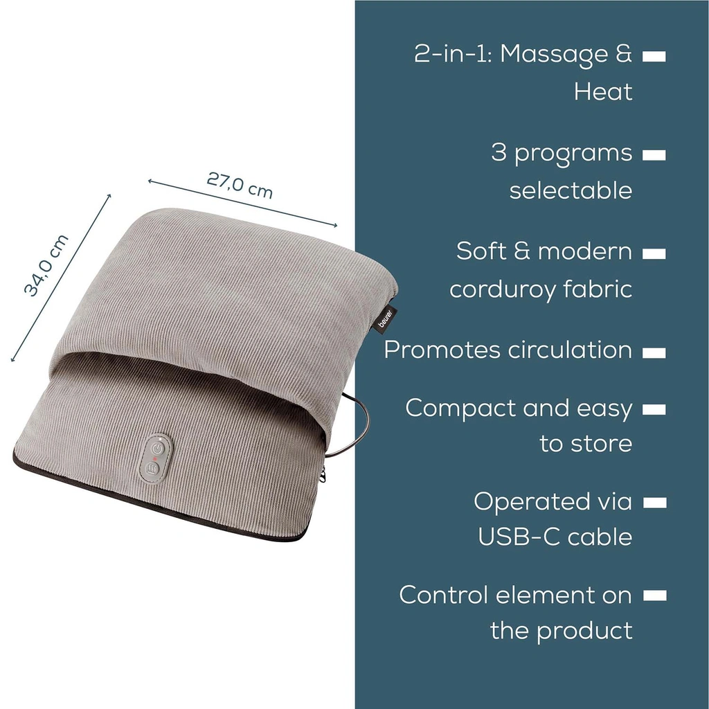 Fotmassageapparat och Fotvärmare 2-i1 FM 28