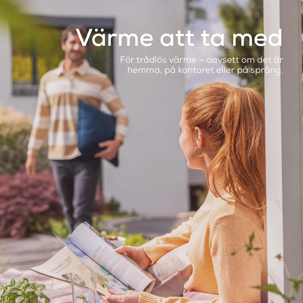 Värmekudde HK 77 Sladdlös komfort Obsidian-Blue